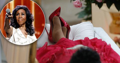 Aretha Franklin Body Coffin