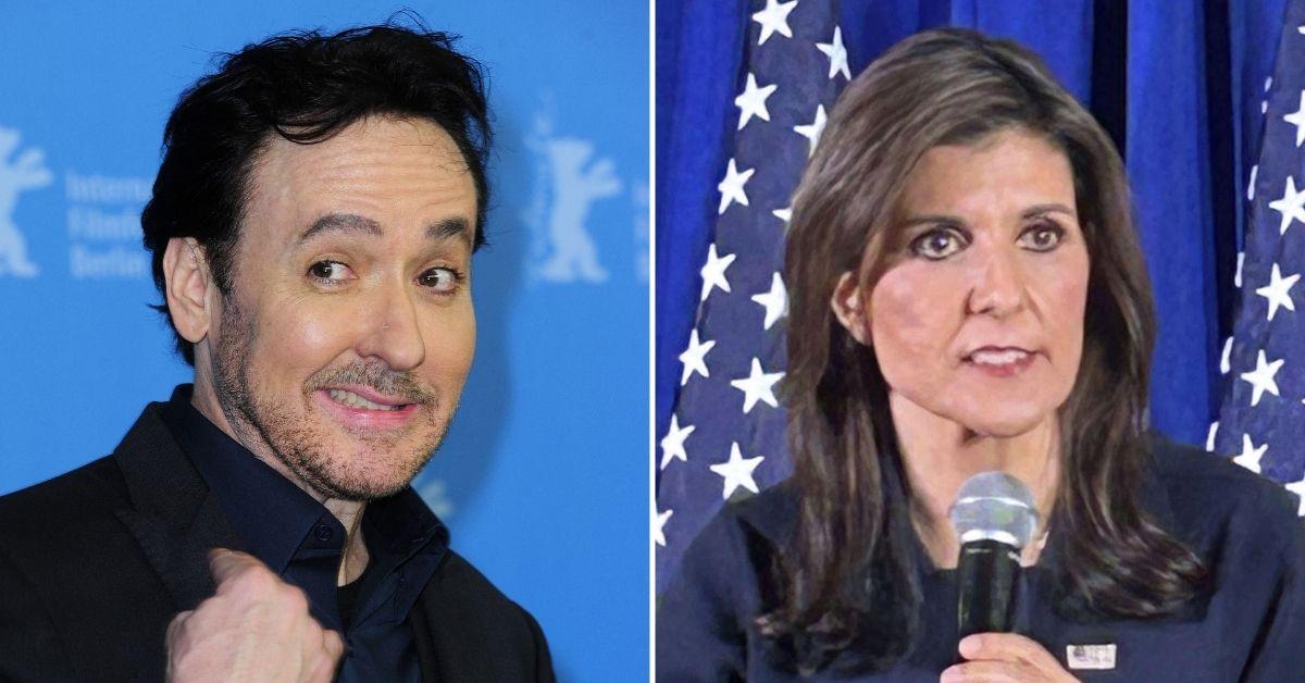 john cusack trash sadistic ghoul nikki haley israeli artillery shells