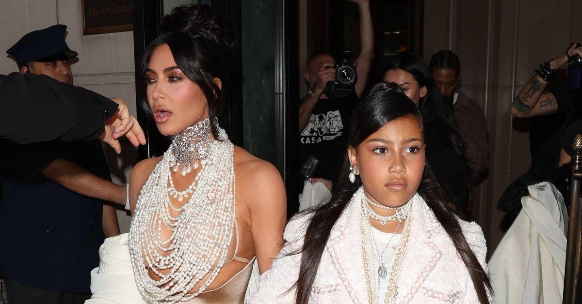 picture of Kim Kardashian and North West