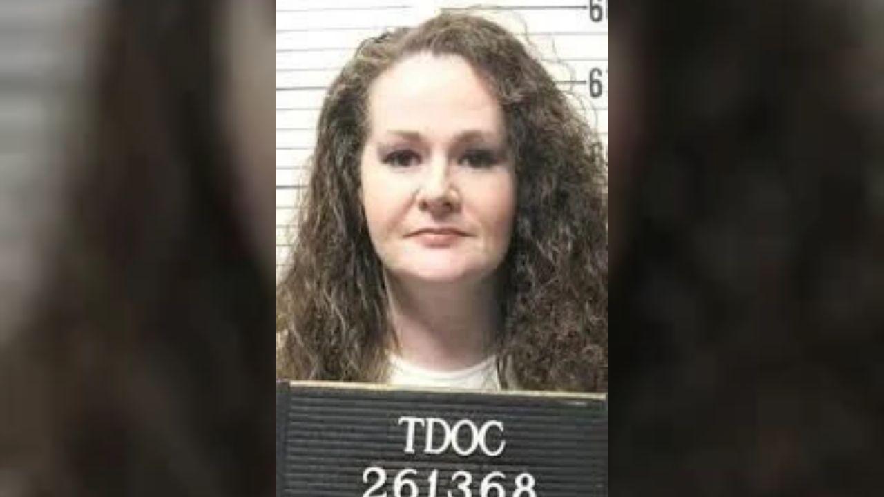 A mugshot of Christa Pike