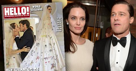 brad pitt angelina jolie wedding photos payment charity