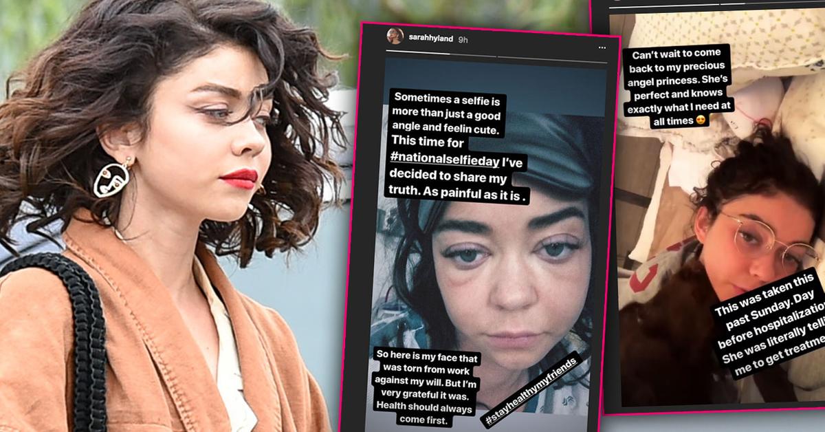 Shocking Photo Sarah Hyland Hospitalized Due To Kidney Disease