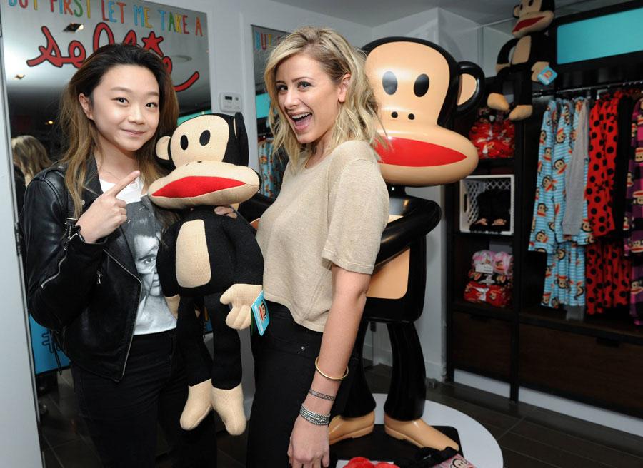 //lo bosworth stopped by the paul frank pop up shop at the paramount hotel in new york city