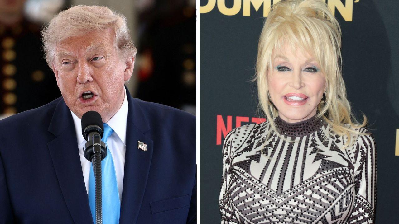 Photo of Donald Trump and Dolly Parton