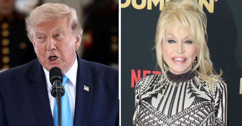 Photo of Donald Trump and Dolly Parton