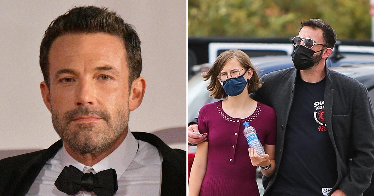 Ben Affleck Proud Papa In Passenger Seat As 15-Year-Old Daughter Drives ...