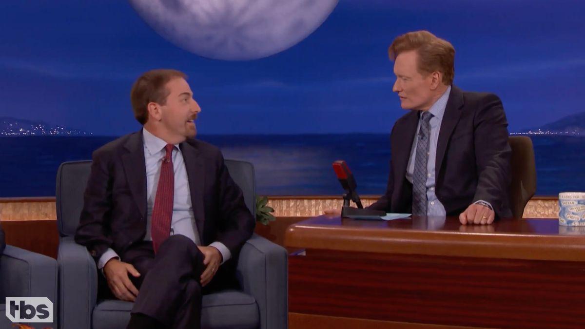 Photo of Chuck Todd and Conan O'Brien