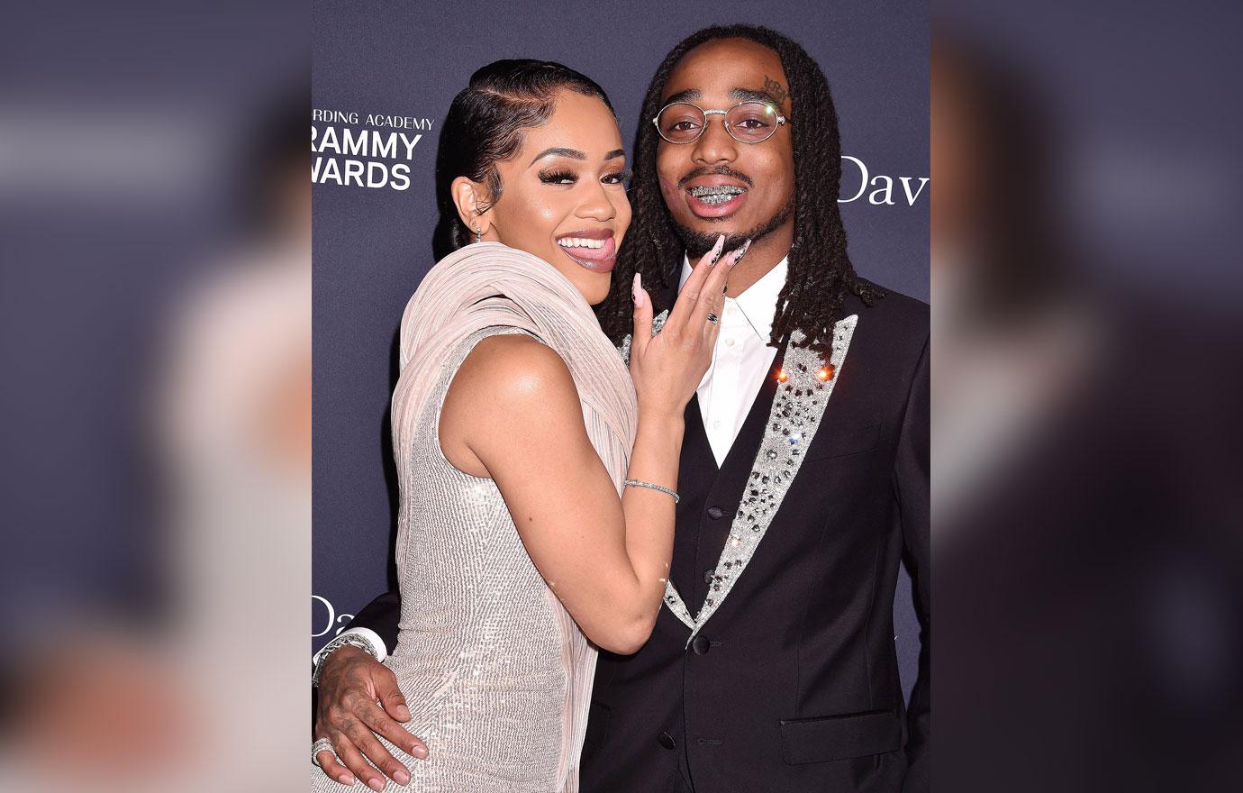 quavo saweetie no charges elevator fight video break up