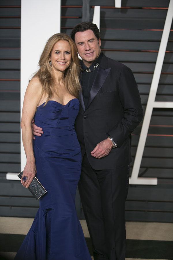 John Travolta Kelly Preston Photos -- Couple In Rare Outing In NYC Ahead Of David Letterman Appearance