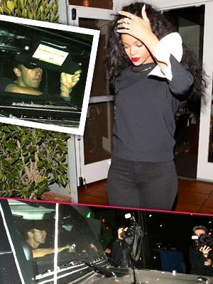 Rihanna & Chris Martin Share a Friendly Dinner at Giorgio Baldi