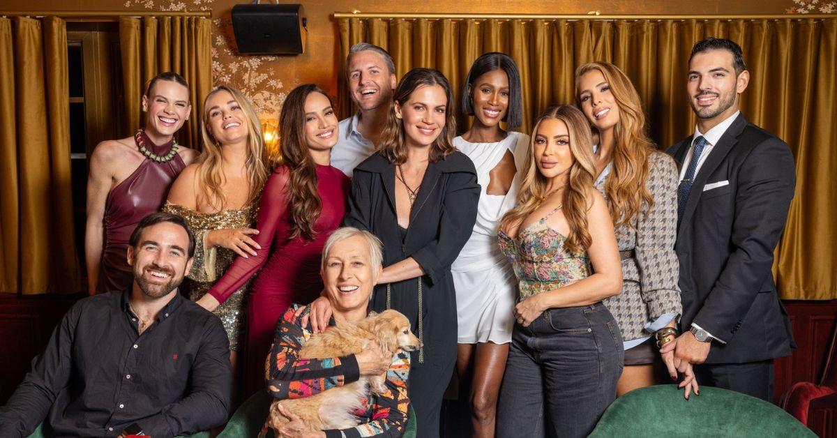 Photo of Martina Navratilova, Julia Lemigova and others at Kiki Barth's Dinner