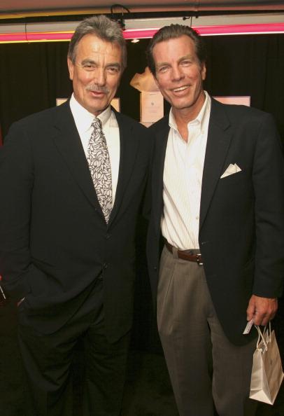 // eric braeden with peter bergman during nd gettyimages