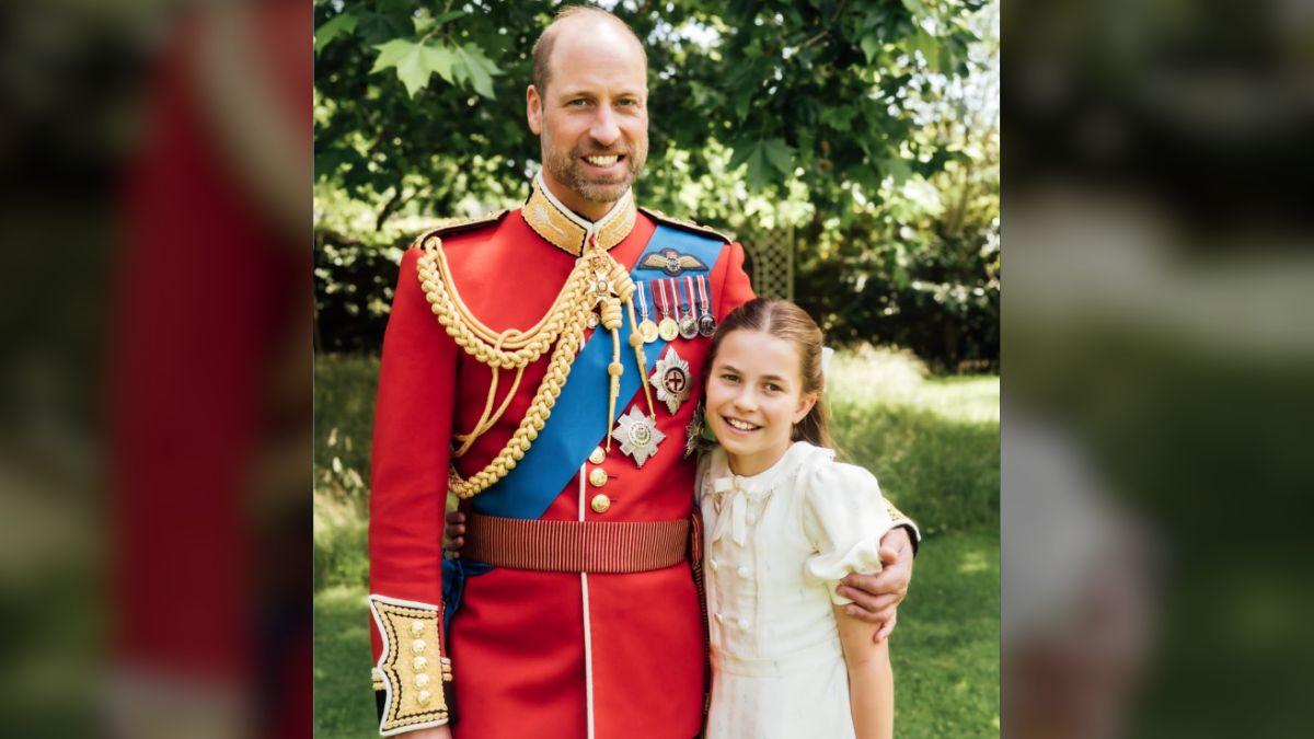 Photo of Prince William and Princess Charlotte