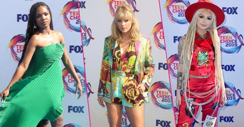 (L-R)Ryan Destiny, Taylor Swift, Zhavia Ward