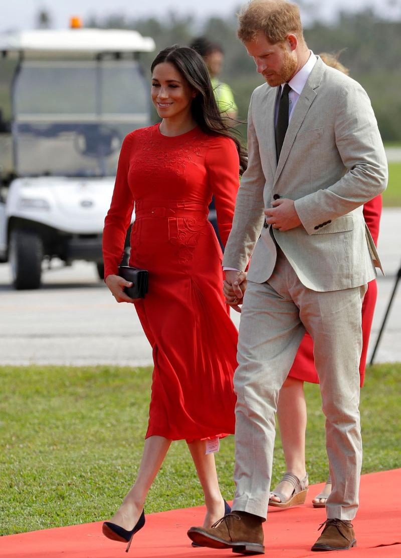 Meghan Markle and Prince Harry in Tonga