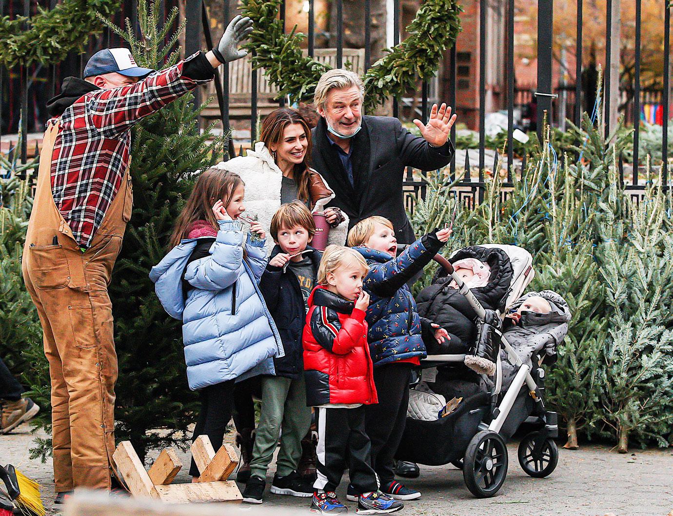 alec baldwin seen out family lunging reporter umbrella poked trigger question r