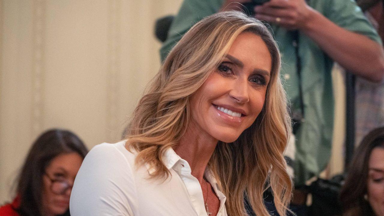 image of Lara Trump pushed back on the idea that women would 'bulk up' from lifting weights.