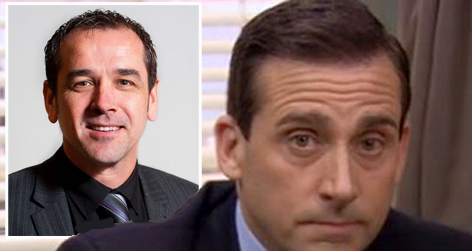 //worlds best boss michael scott square