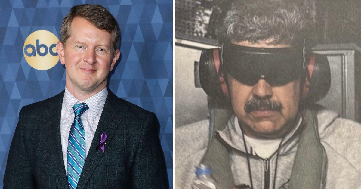 Photo of Ken Jennings and Nicolas Maduro