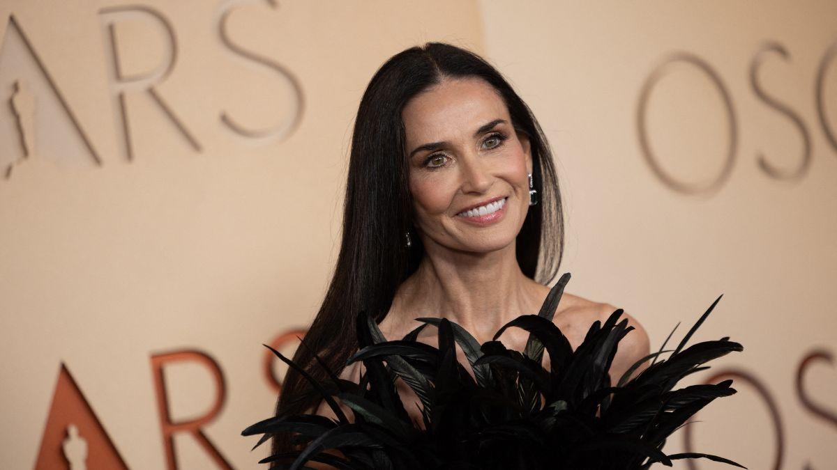 A source said Moore is determined to maintain her movie star status despite concerns about her weight.