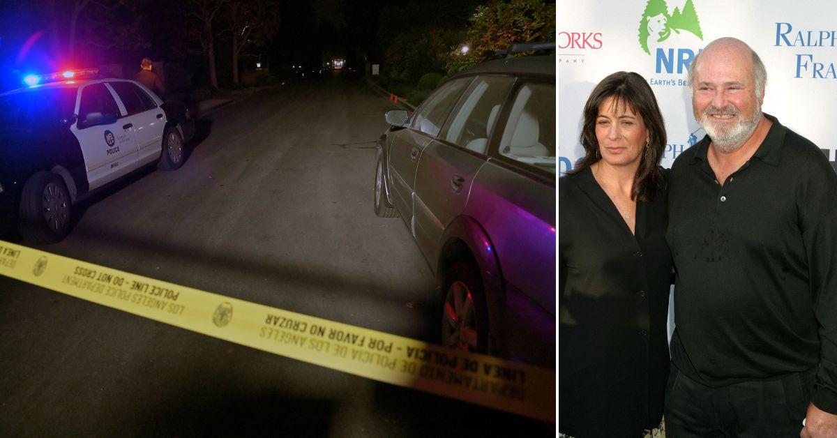 Photo of Rob and Michelle Reiner crime scene