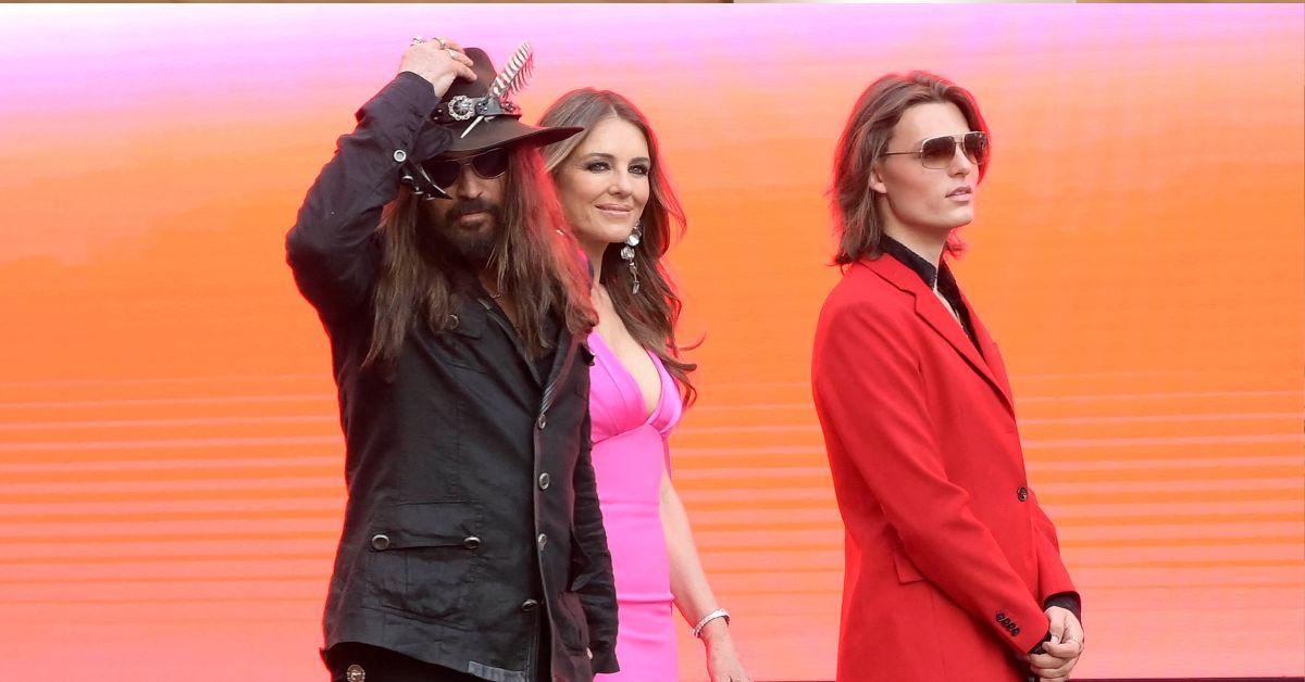 Photo of Billy Ray Cyrus, Elizabeth Hurley and Damian Hurley