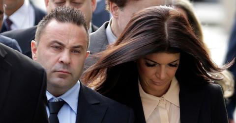 Giuseppe "Joe" Giudice, Teresa Giudice The Real Housewives of New Jersey" stars Giuseppe "Joe" Giudice, center, and his wife, Teresa Giudice, right, of Montville Township, N.J., walk toward the Martin Luther King Jr. Courthouse
