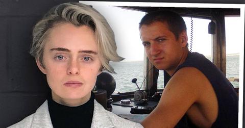 Inset Victim Conrad Roy, Mugshot of Michelle Carter