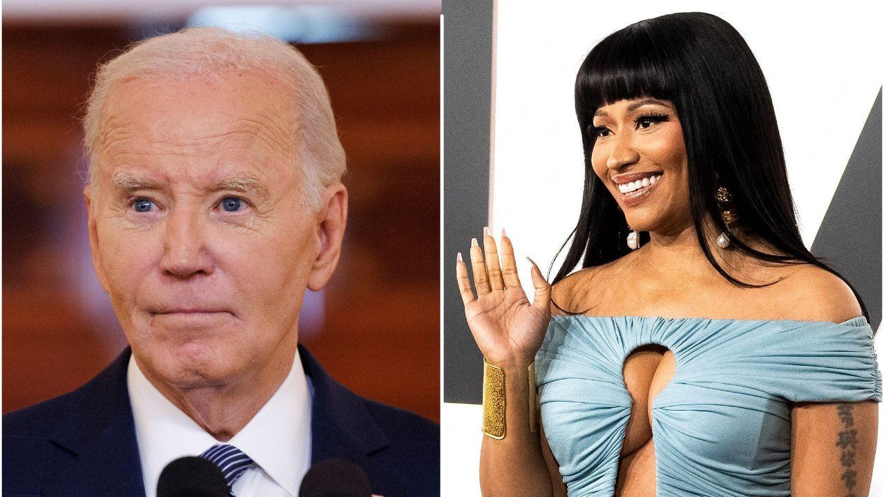 picture of Joe Biden and Nicki Minaj