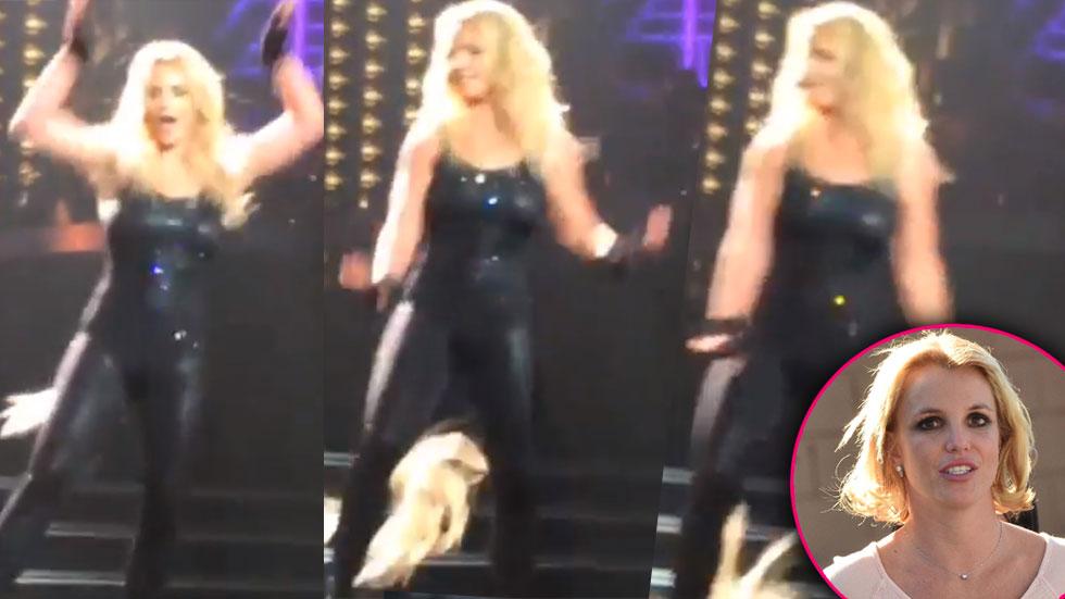 Britney Spears Hair Extensions Fall Out