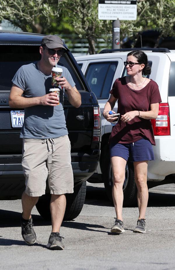 Johnny McDaid & Courteney Cox Engaged -- Engagement Ring Hiking