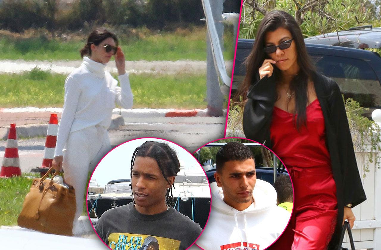 Kourtney Kardashian Kendall Jenner Boyfriends Cannes