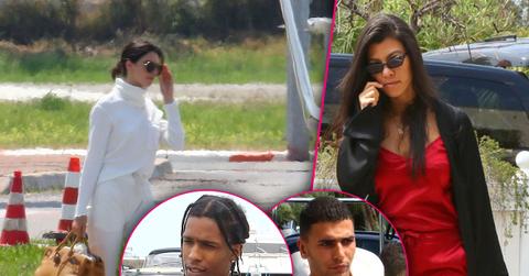Kourtney Kardashian Kendall Jenner Boyfriends Cannes