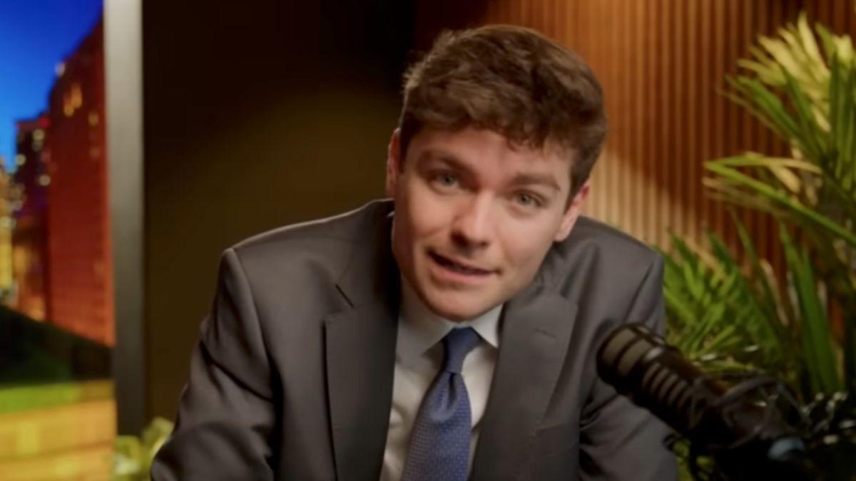 image of The conversation turned to his past interview with Nick Fuentes.