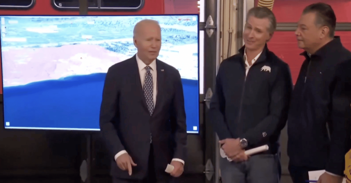 joe biden announces birth of great grandchild at la wildfire briefing