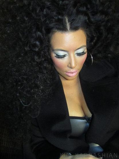 //kim kardashian hype williams afro diana ross photo shoot  x