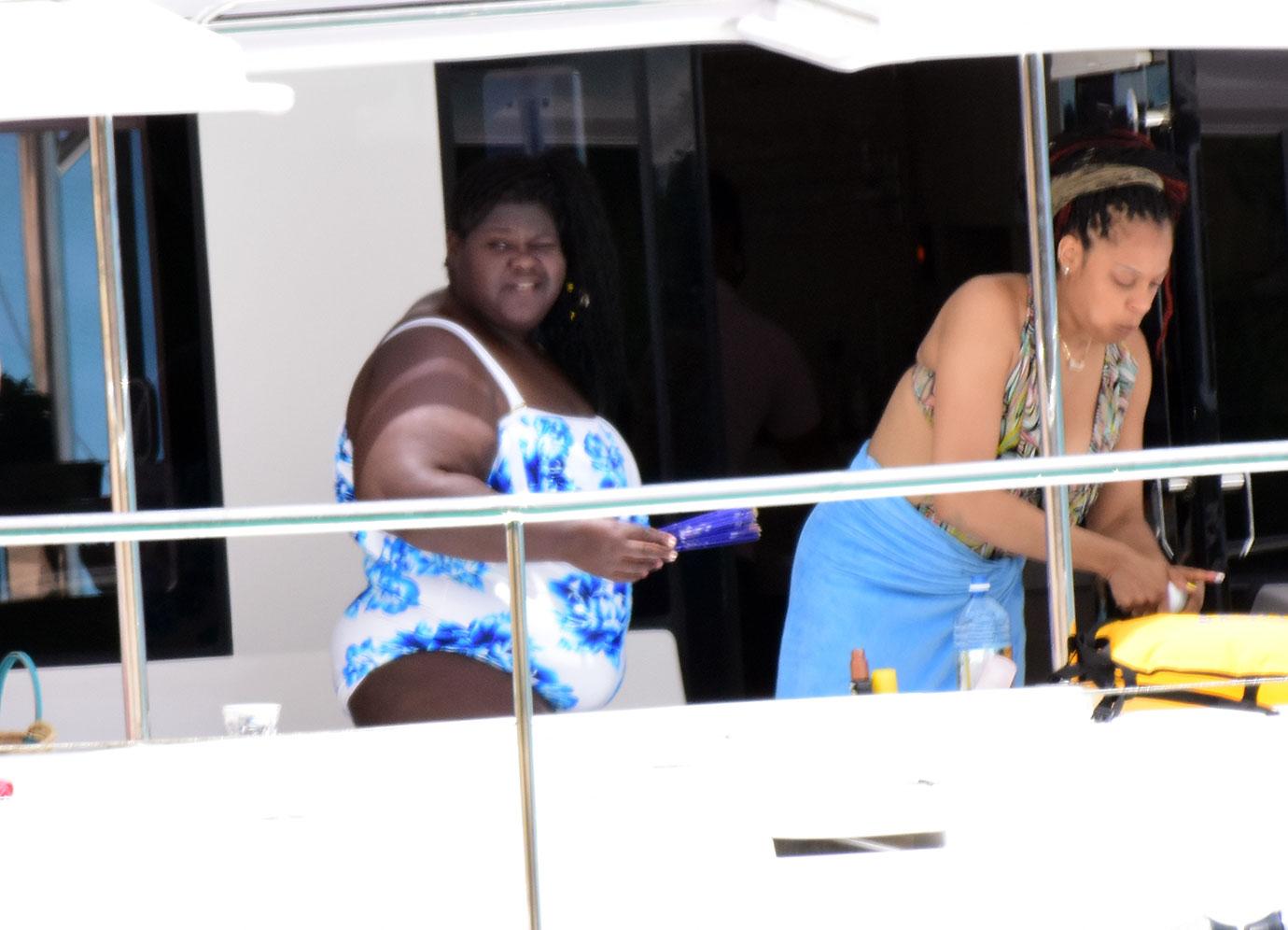 PICS Gabourey Sidibe Swimsuit In Barbados Empire Actress After