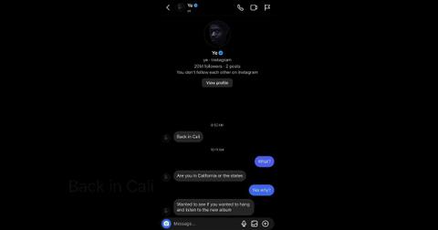 Exposed: Kanye West Accused of Sending Model 'Inappropriate' Messages