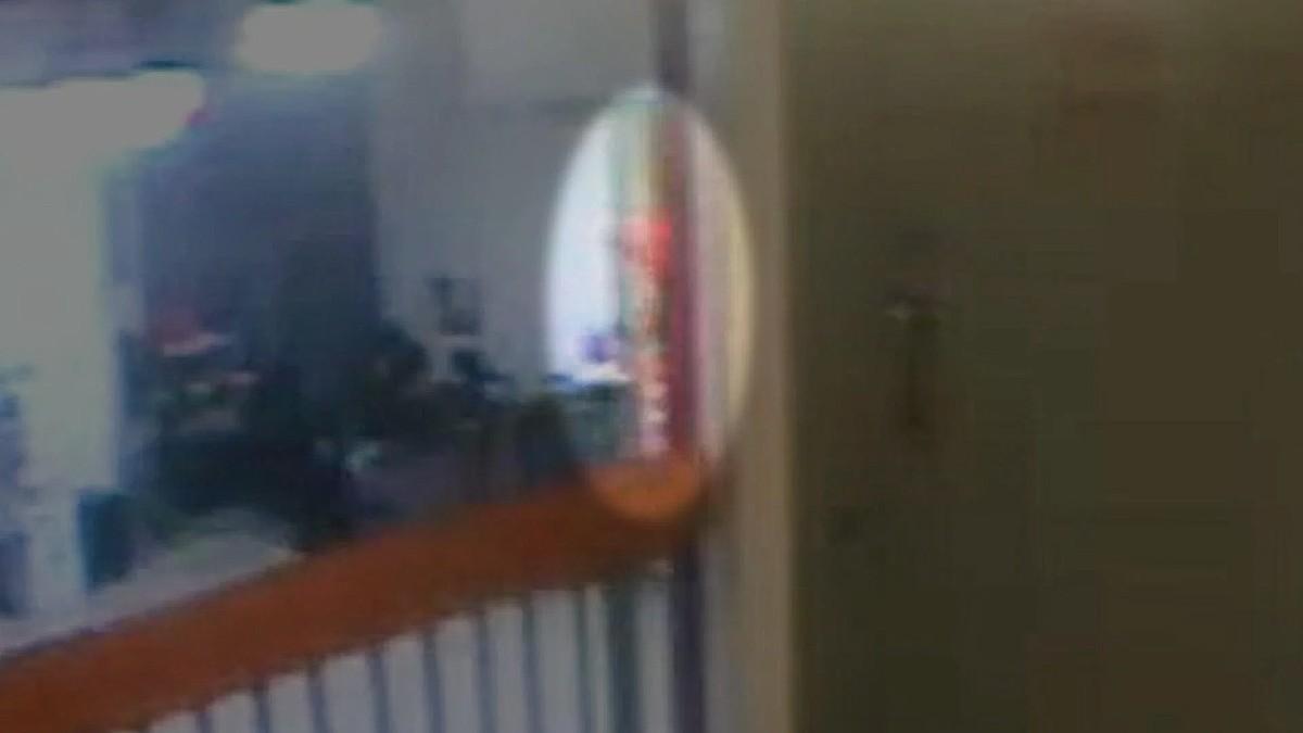 Photo of the surveillance camera footage