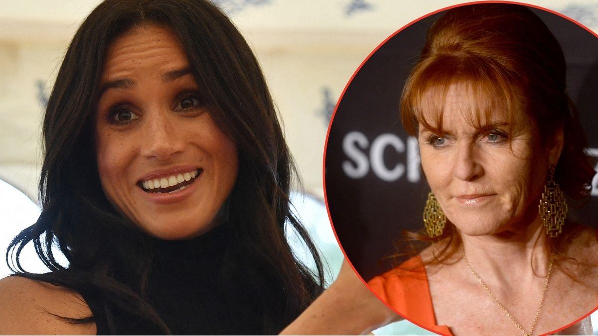 Split photos of Meghan Markle and Sarah Ferguson
