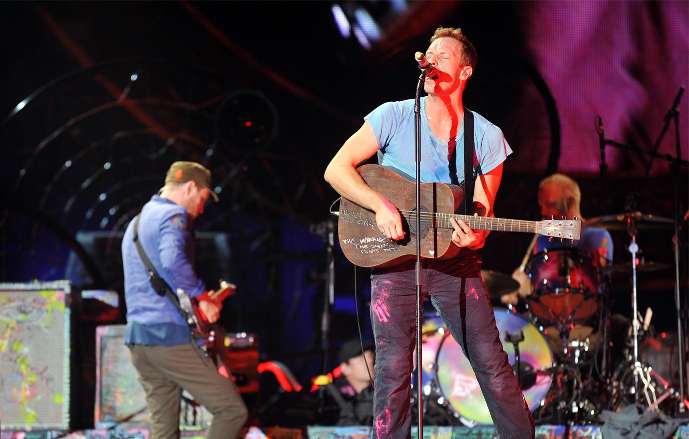 celebrity contract demands coldplay