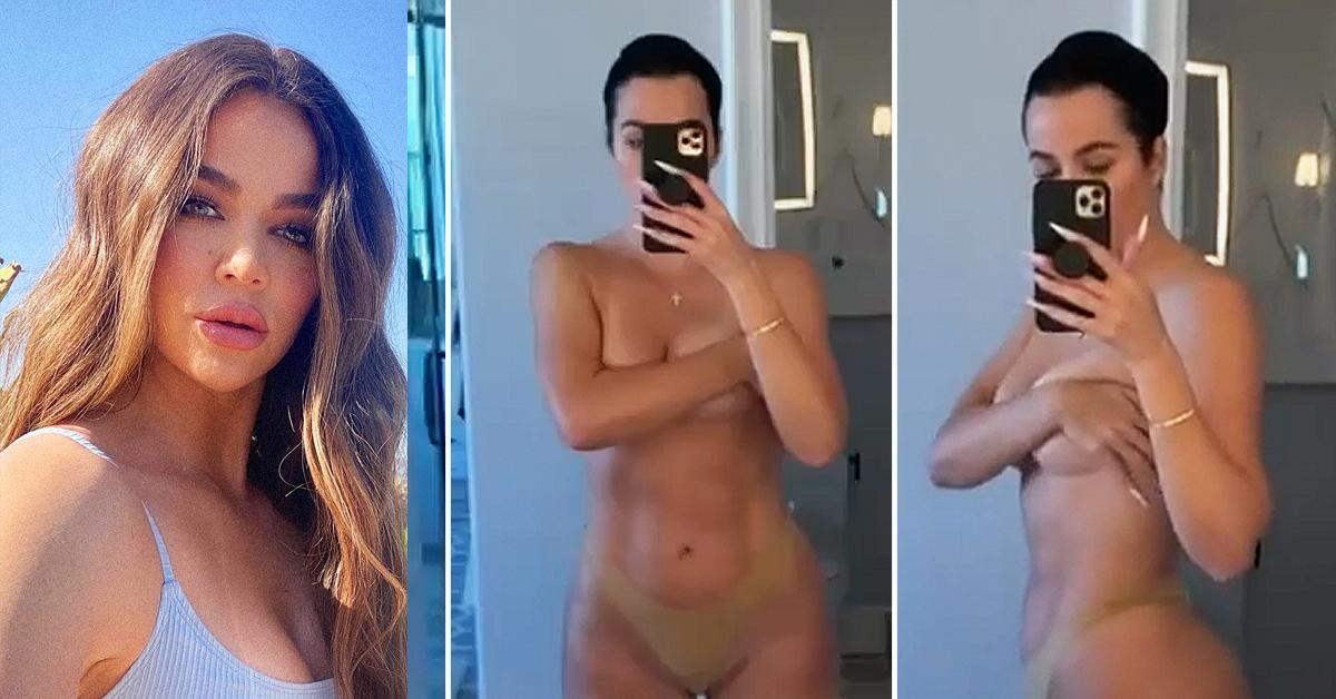 khloe kardashian breaks silence on bikini photo leak rf