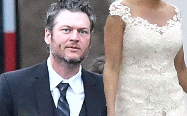 Gwen Stefani & Blake Shelton Wedding Photos