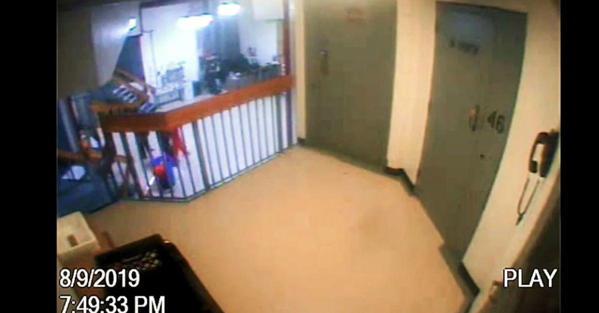 Photo of Jeffrey Epstein's cell.
