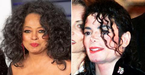 Photo of Diana Ross, Michael Jackson