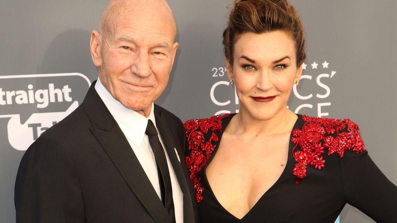 Photo of Patrick Stewart and Sunny Ozell