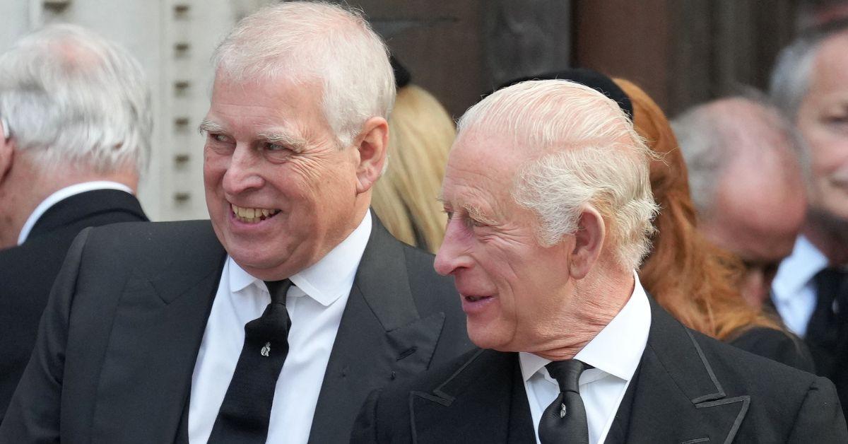 Photo of Prince Andrew and King Charles