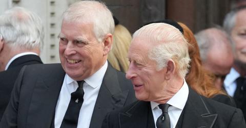 Photo of Prince Andrew and King Charles