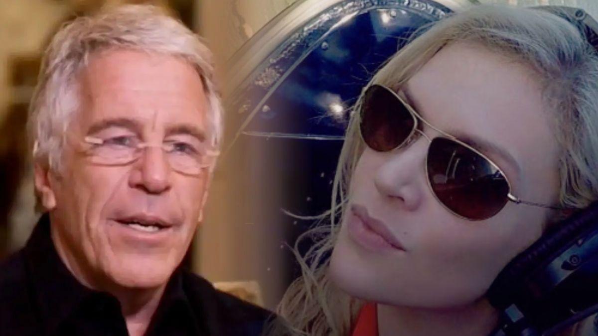 Photo of Nadia Marcinko and Jeffrey Epstein