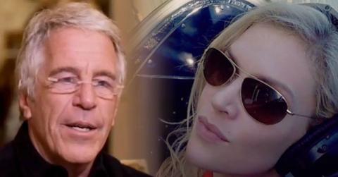 Photo of Nadia Marcinko and Jeffrey Epstein